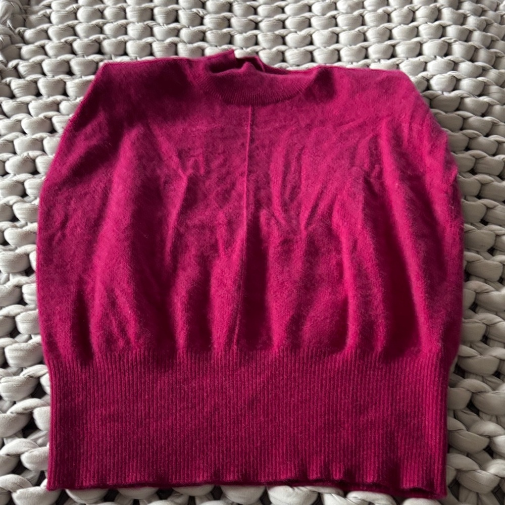 Banana Republic Fuchsia Cowl Neck Sweater
